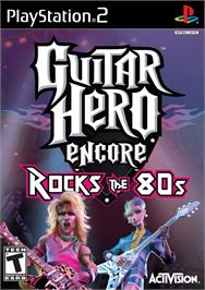 Box cover for Guitar Hero Rocks The 80's on the Sony Playstation 2.