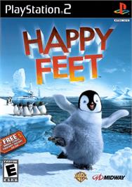Box cover for Happy Feet on the Sony Playstation 2.