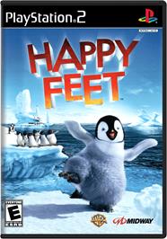 Box cover for Happy Feet on the Sony Playstation 2.