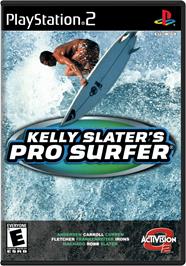 Box cover for Kelly Slater's Pro Surfer on the Sony Playstation 2.