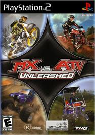 Box cover for MX vs. ATV Unleashed on the Sony Playstation 2.