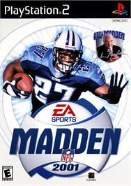 Box cover for Madden Nfl 2001 on the Sony Playstation 2.