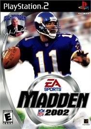 Box cover for Madden Nfl 2002 on the Sony Playstation 2.