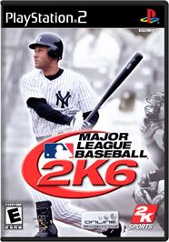 Box cover for Major League Baseball 2K6 on the Sony Playstation 2.