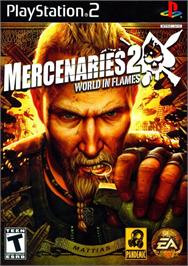 Box cover for Mercenaries 2 - World in Flames on the Sony Playstation 2.