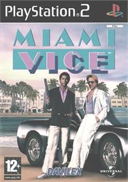 Box cover for Miami Vice on the Sony Playstation 2.