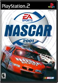Box cover for NASCAR 2001 on the Sony Playstation 2.