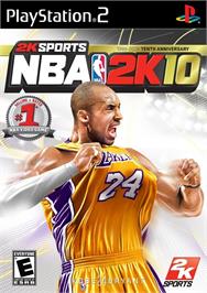 Box cover for Nba 2k10 on the Sony Playstation 2.