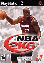 Box cover for Nba 2k6 on the Sony Playstation 2.