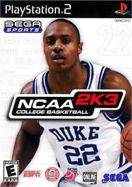 Box cover for Ncaa College Basketball 2k3 on the Sony Playstation 2.