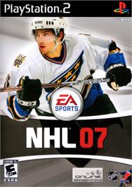 Box cover for Nhl 07 on the Sony Playstation 2.