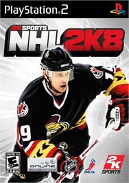 Box cover for Nhl 2k8 on the Sony Playstation 2.