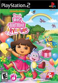 Box cover for Nickelodeon Dora's Big Birthday Adventure on the Sony Playstation 2.