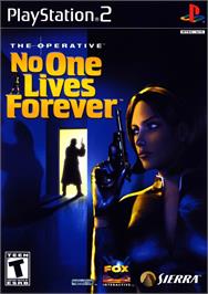 Box cover for No One Lives Forever on the Sony Playstation 2.