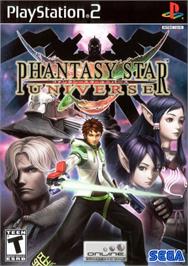 Box cover for Phantasy Star Universe on the Sony Playstation 2.