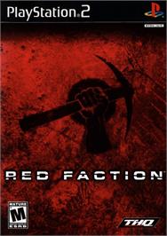 Box cover for Red Faction on the Sony Playstation 2.