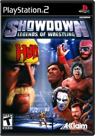 Box cover for Showdown: Legends of Wrestling on the Sony Playstation 2.