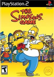 Box cover for Simpsons Game ,the on the Sony Playstation 2.