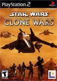 Box cover for Star Wars - The Clone Wars on the Sony Playstation 2.