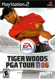 Box cover for Tiger Woods Pga Tour 06 on the Sony Playstation 2.