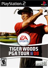Box cover for Tiger Woods Pga Tour 08 on the Sony Playstation 2.