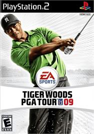 Box cover for Tiger Woods Pga Tour 09 on the Sony Playstation 2.