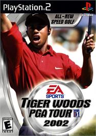 Box cover for Tiger Woods Pga Tour 2002 on the Sony Playstation 2.