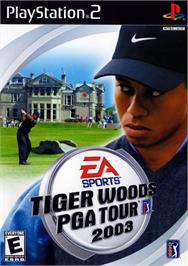 Box cover for Tiger Woods Pga Tour 2003 on the Sony Playstation 2.