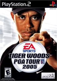 Box cover for Tiger Woods Pga Tour 2005 on the Sony Playstation 2.