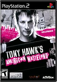 Box cover for Tony Hawk's American Wasteland on the Sony Playstation 2.
