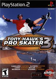 Box cover for Tony Hawk's Pro Skater 3 on the Sony Playstation 2.