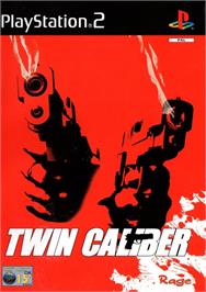 Box cover for Twin Caliber on the Sony Playstation 2.
