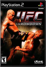 Box cover for UFC: Throwdown on the Sony Playstation 2.