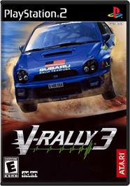 Box cover for V-Rally 3 on the Sony Playstation 2.