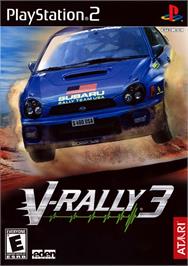 Box cover for V-rally 3 on the Sony Playstation 2.