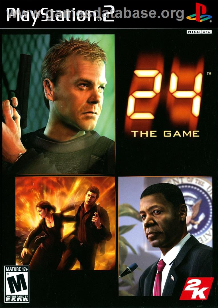 24 - The Game - Sony Playstation 2 - Artwork - Box