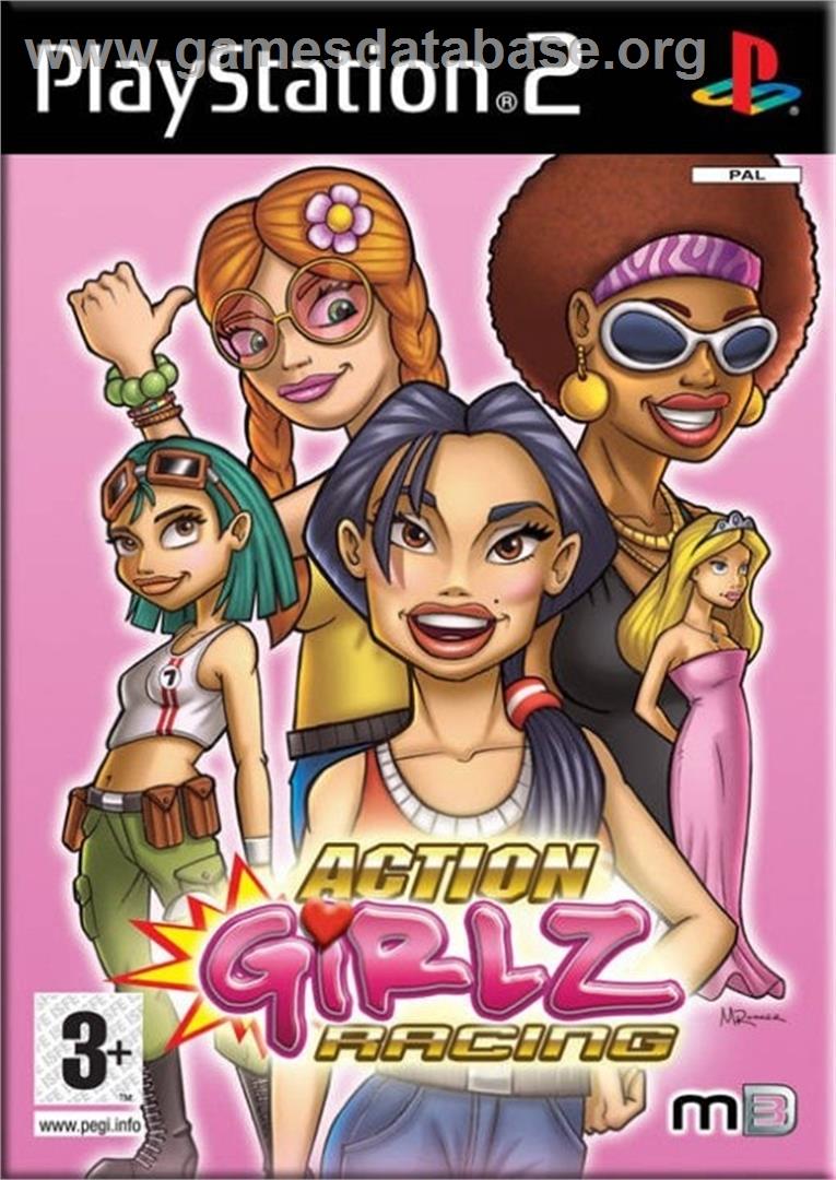 Action Girlz Racing - Sony Playstation 2 - Artwork - Box
