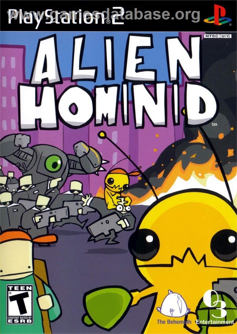 Alien Hominid - Sony Playstation 2 - Artwork - Box