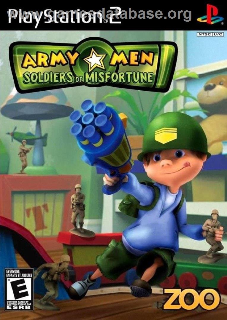 Army Men - Soldiers Of Misfortune - Sony Playstation 2 - Artwork - Box