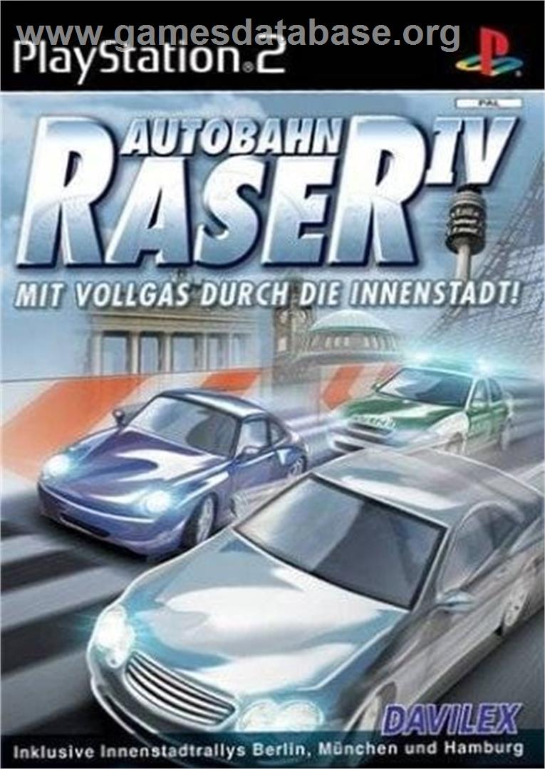 Autobahn Raser 4 - Sony Playstation 2 - Artwork - Box