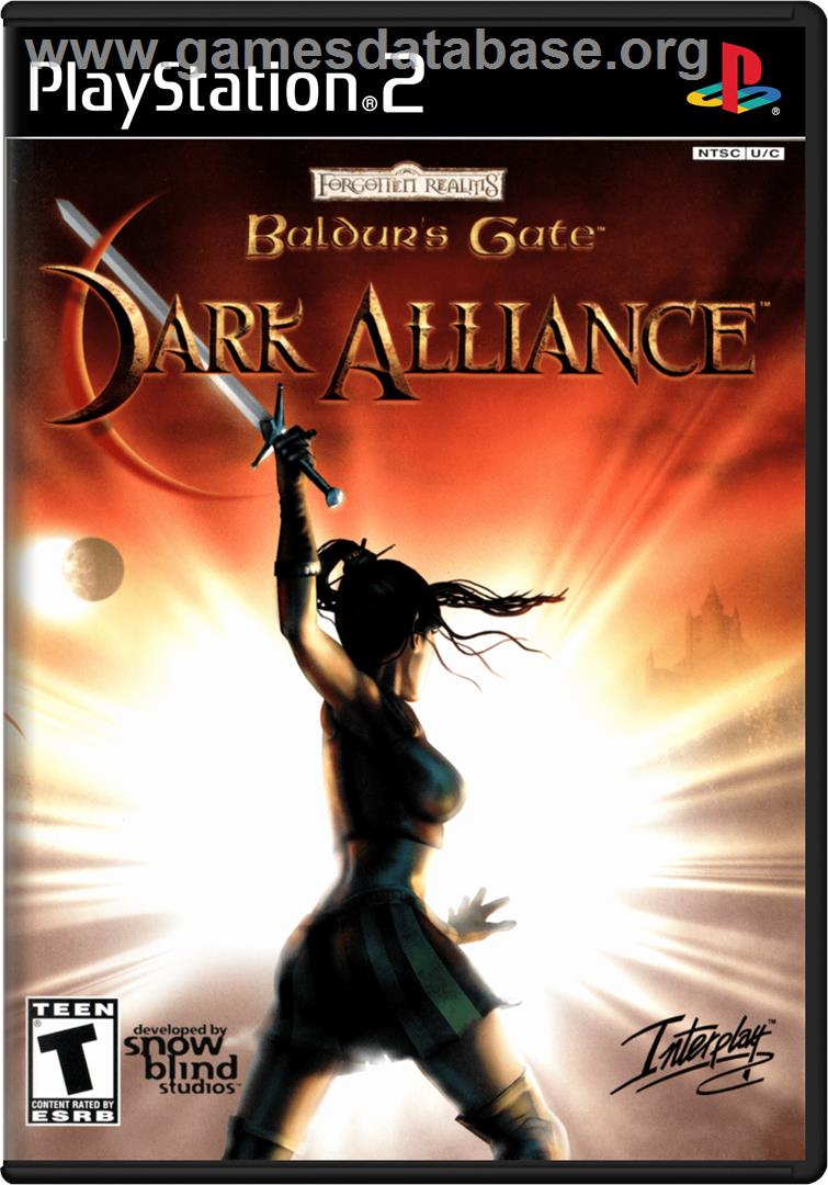 Baldur's Gate: Dark Alliance - Sony Playstation 2 - Artwork - Box