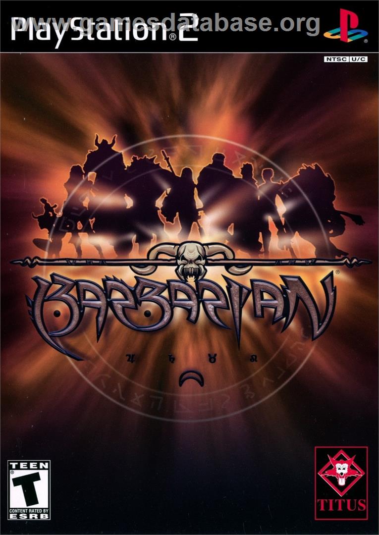 Barbarian - Sony Playstation 2 - Artwork - Box