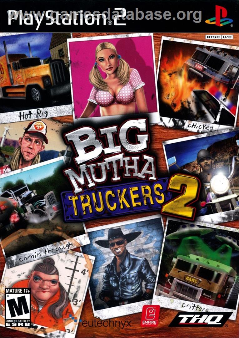 Big Mutha Truckers 2 - Truck Me Harder - Sony Playstation 2 - Artwork - Box