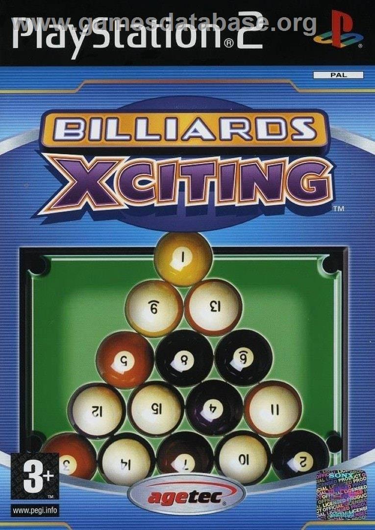 Billiards Xciting - Sony Playstation 2 - Artwork - Box
