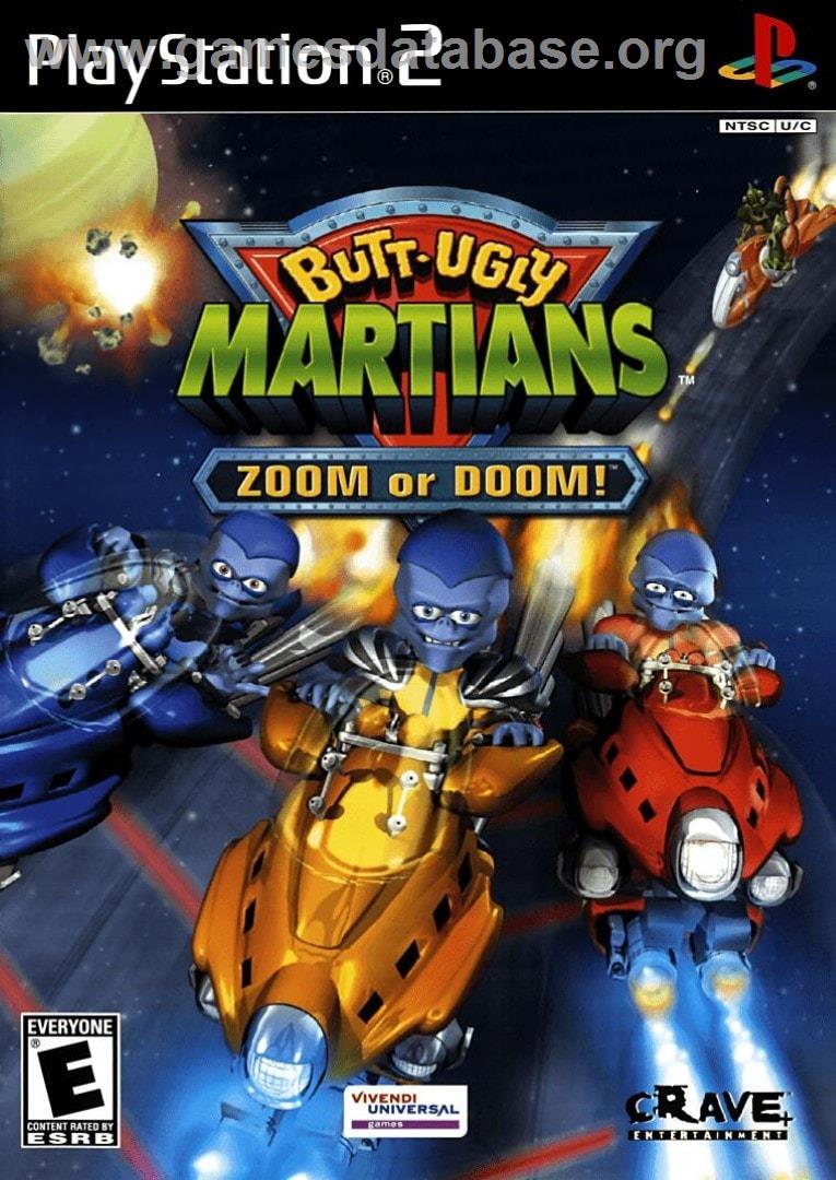 Butt-ugly Martians - Zoom Or Doom! - Sony Playstation 2 - Artwork - Box