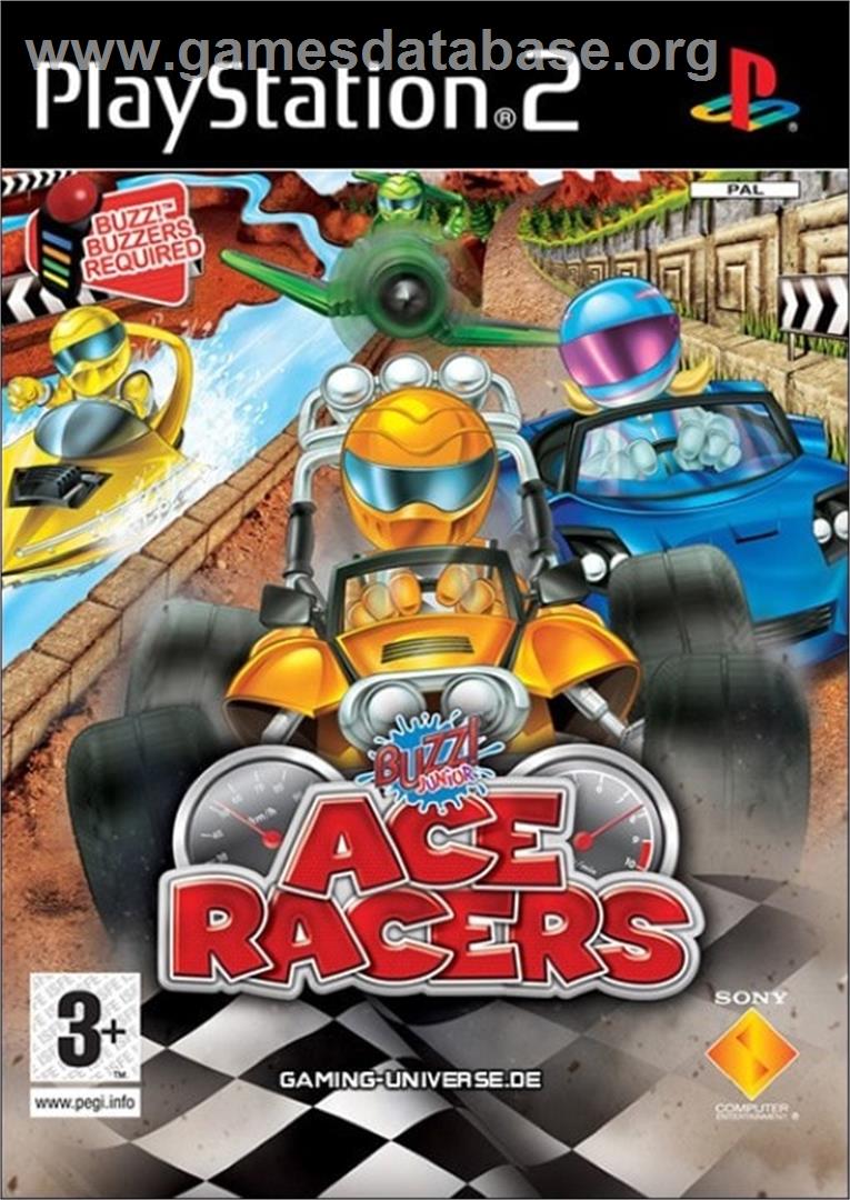 Buzz! Junior - Ace Racers - Sony Playstation 2 - Artwork - Box