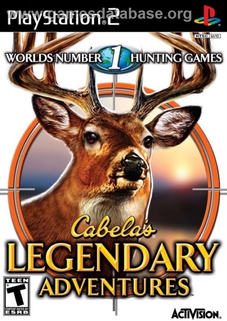 Cabela's Legendary Adventures - Sony Playstation 2 - Artwork - Box