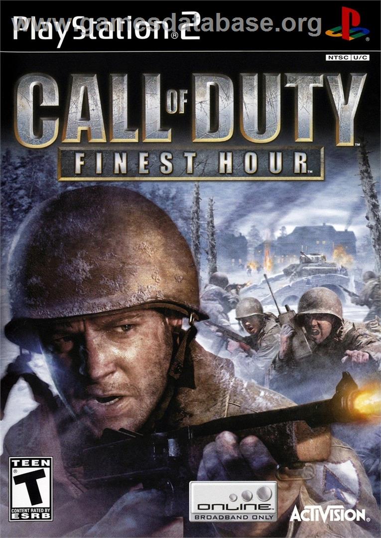 Call Of Duty - Finest Hour - Sony Playstation 2 - Artwork - Box
