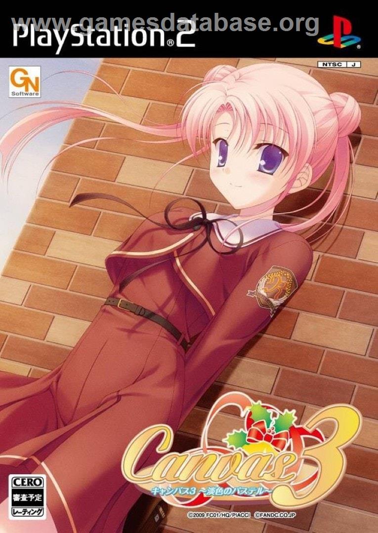 Canvas 3 - Tanshoku No Pastel - Sony Playstation 2 - Artwork - Box