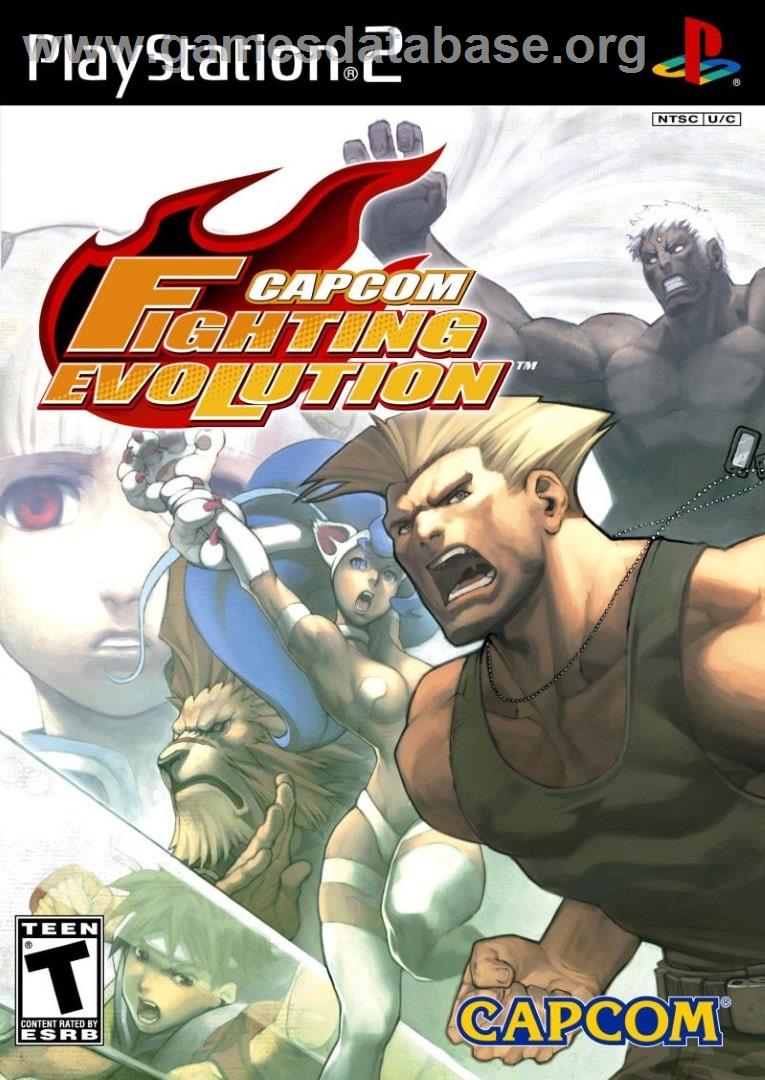 Capcom Fighting Jam - Sony Playstation 2 - Artwork - Box